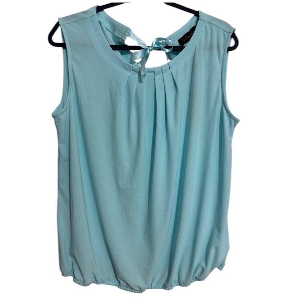 Melissa Paige Seafoam Sleeveless Top Size XL